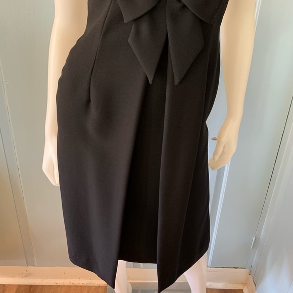 Vintage 60s Ann Barry Sequined Dress Small Party Cocktail Formal Mod LBD Black - Picture 12 of 15